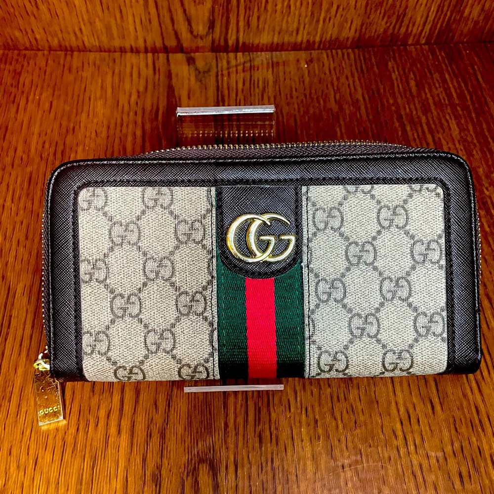 Gucci Like Ophidia Zip Around Wallet